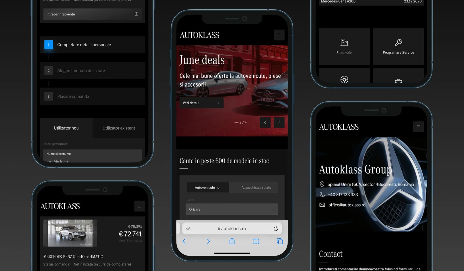 Autoklass platform screenshot 2