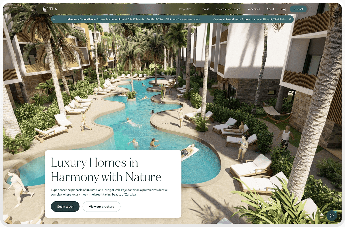 ZURI AI Sales Concierge for Vela Zanzibar