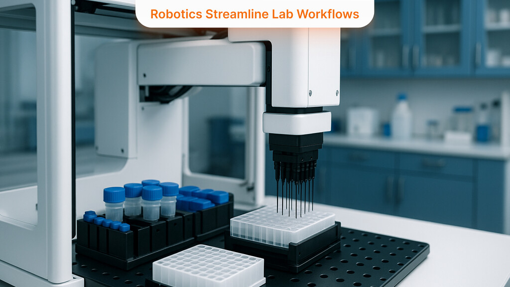 Genetic lab automation - Robotics Streamline Lab Workflows
