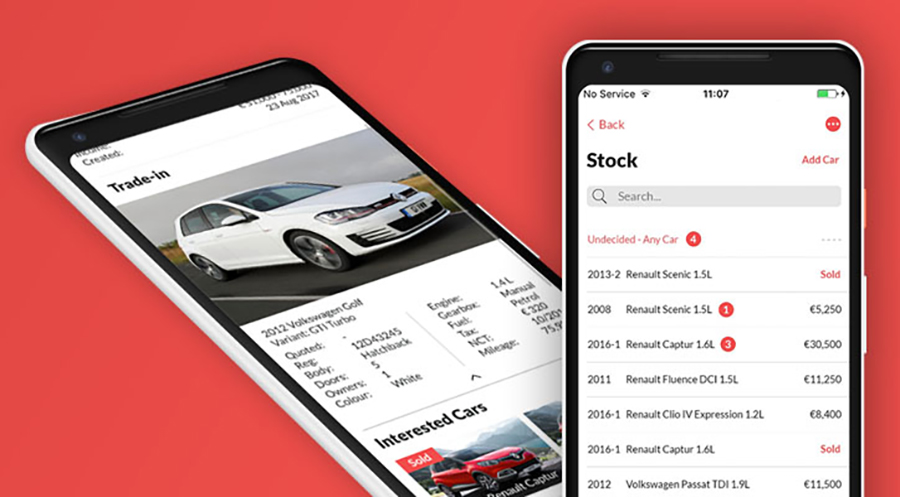 Car Dealer Android Mobile App Screens